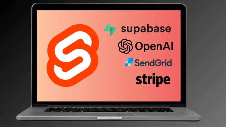 Alpine.js logo on screen - Master Svelte 5 & SvelteKit – Build & Deploy Real-World Apps | Udemy