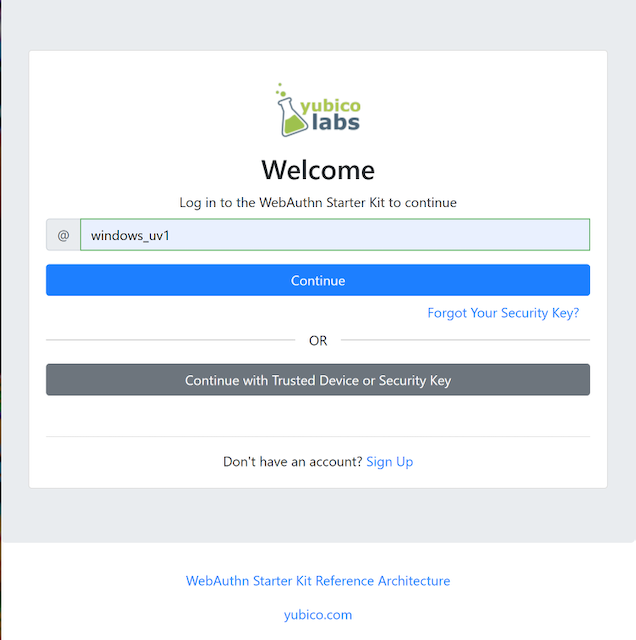 WebAuthn authentication flow - WebAuthn Authentication Flow