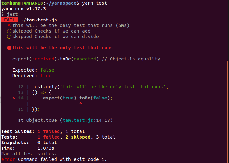 Jest testing framework - Test with Jest - Testing the JavaScript test Framework ...