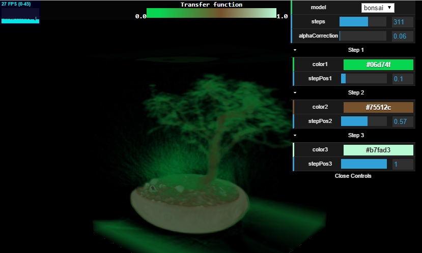 WebGL rendering - GitHub - lebarba/WebGLVolumeRendering: WebGL Volume Rendering made ...