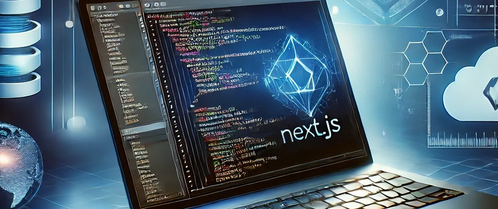 Next.js logo on computer screen - Understanding Caching in Next.js: A Beginner's Guide - DEV Community