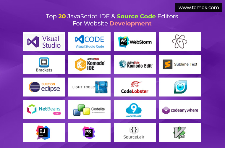 JavaScript code in VS Code editor - Top 20 JavaScript IDE & Source Code Editors