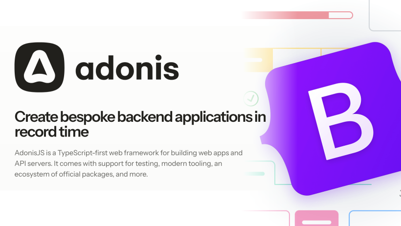 AdonisJS logo - Using Bootstrap with Adonis.js Framework | by Emelia Smith | Medium